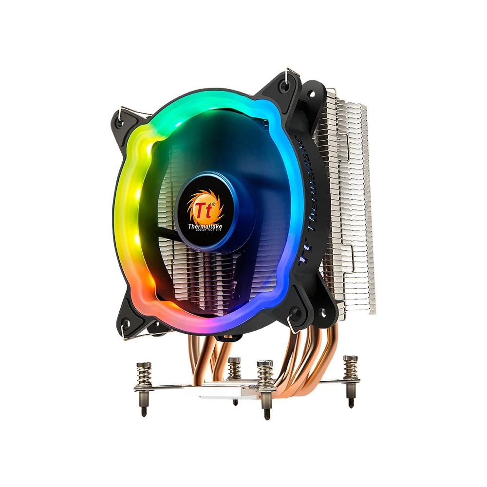 Thermaltake-RGB CPU  , 120mm PWM , 4   Ʈ  Ŭ ġ,  115X  RGB 